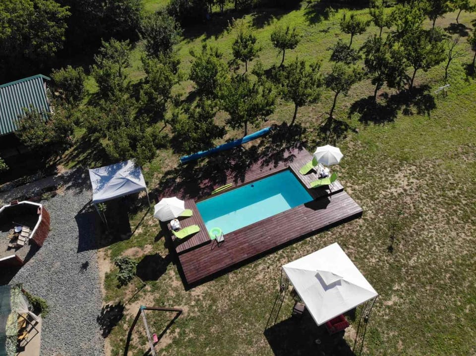 Day, Bird's eye view, Garden view, Pool view, Pool view, Swimming pool, Swimming pool, sunbed