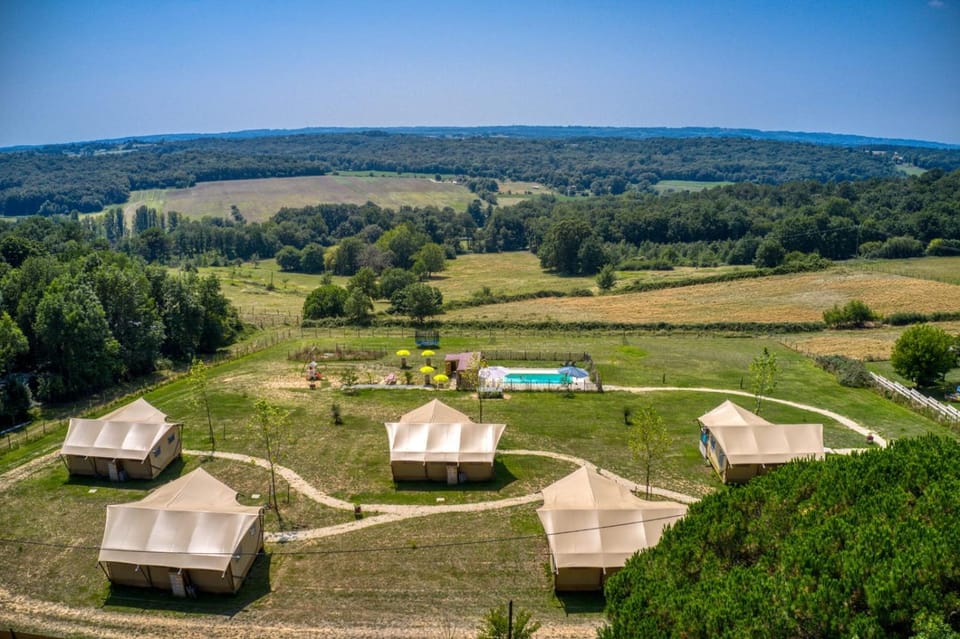 Natural landscape, Bird's eye view, Pool view