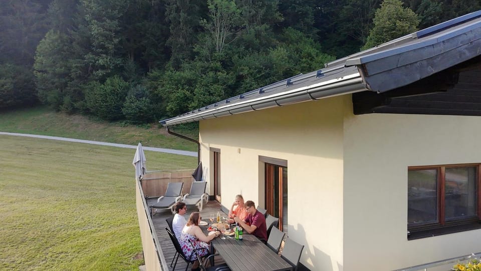 Property building, Balcony/Terrace, group of guests