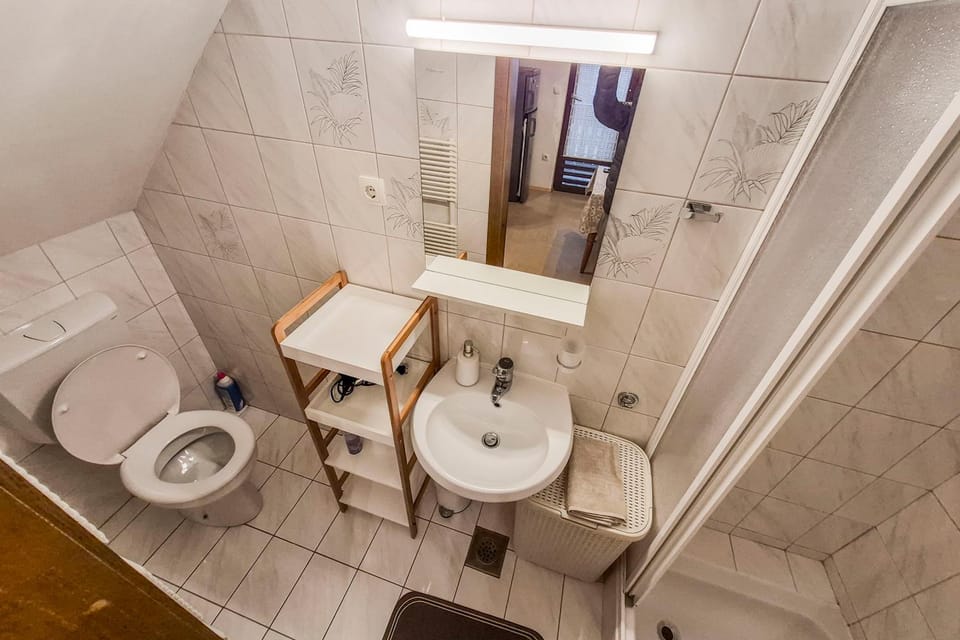 Shower, Toilet, Bathroom, towels