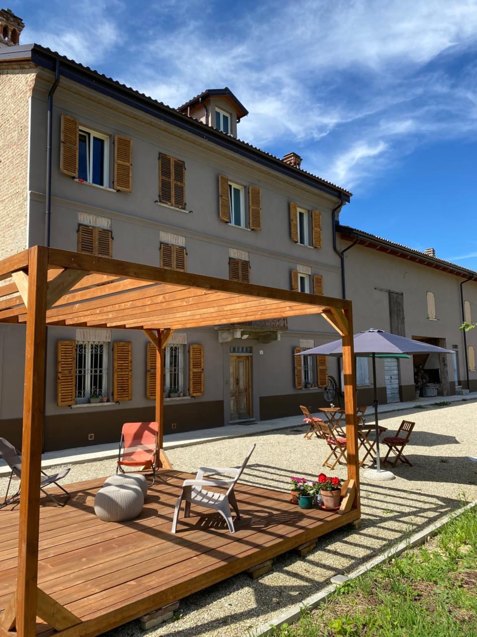 Property building, Patio