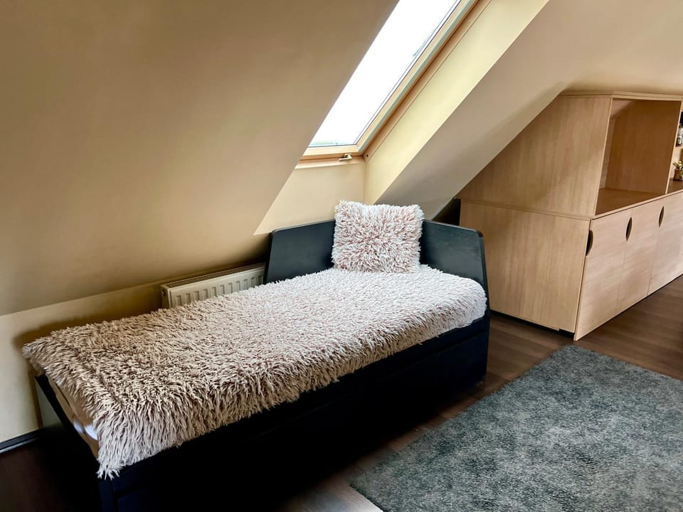 Bed, Day, Living room, wardrobe