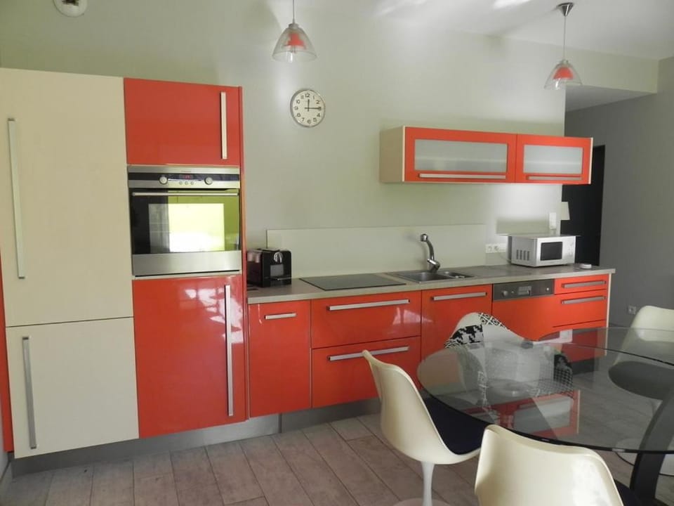 Communal kitchen, stove
