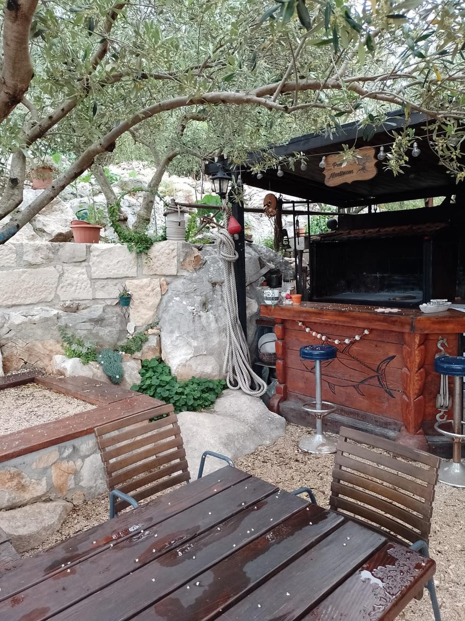 Property building, BBQ facilities, Garden view