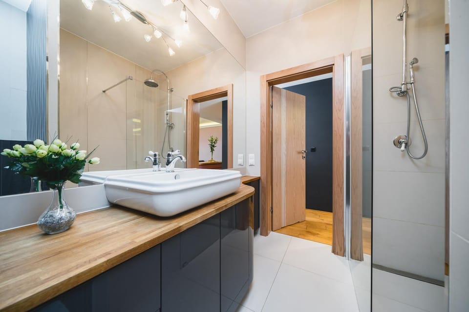 Shower, Bathroom, towels