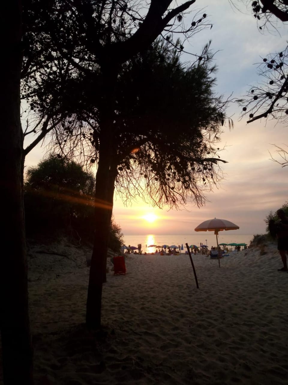 Nearby landmark, Beach, Sunset