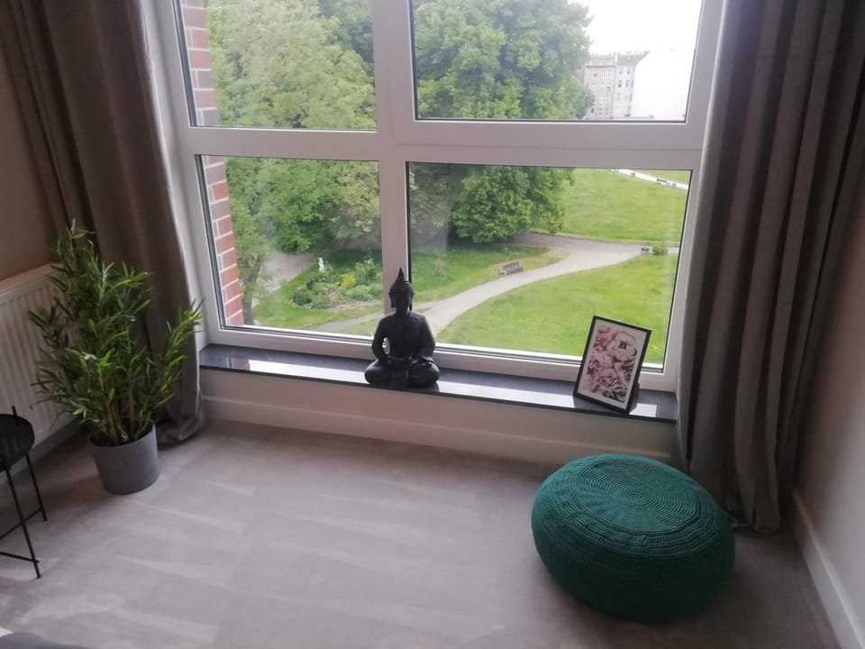 Gdańsk Old Town, view Park, free parking Apartment in Gdansk