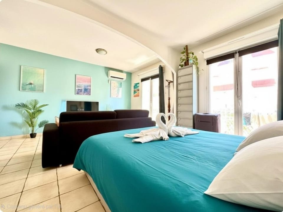 LE COSY Canet - Studio pour 2 personnes à 30m de la plage avec parking privé Apartment in Canet-en-Roussillon