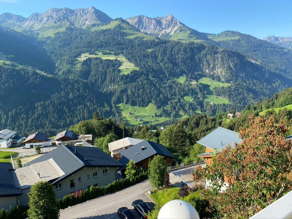 Bird's eye view, Mountain view