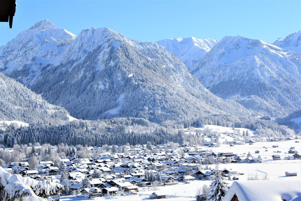 Natural landscape, Winter, Mountain view