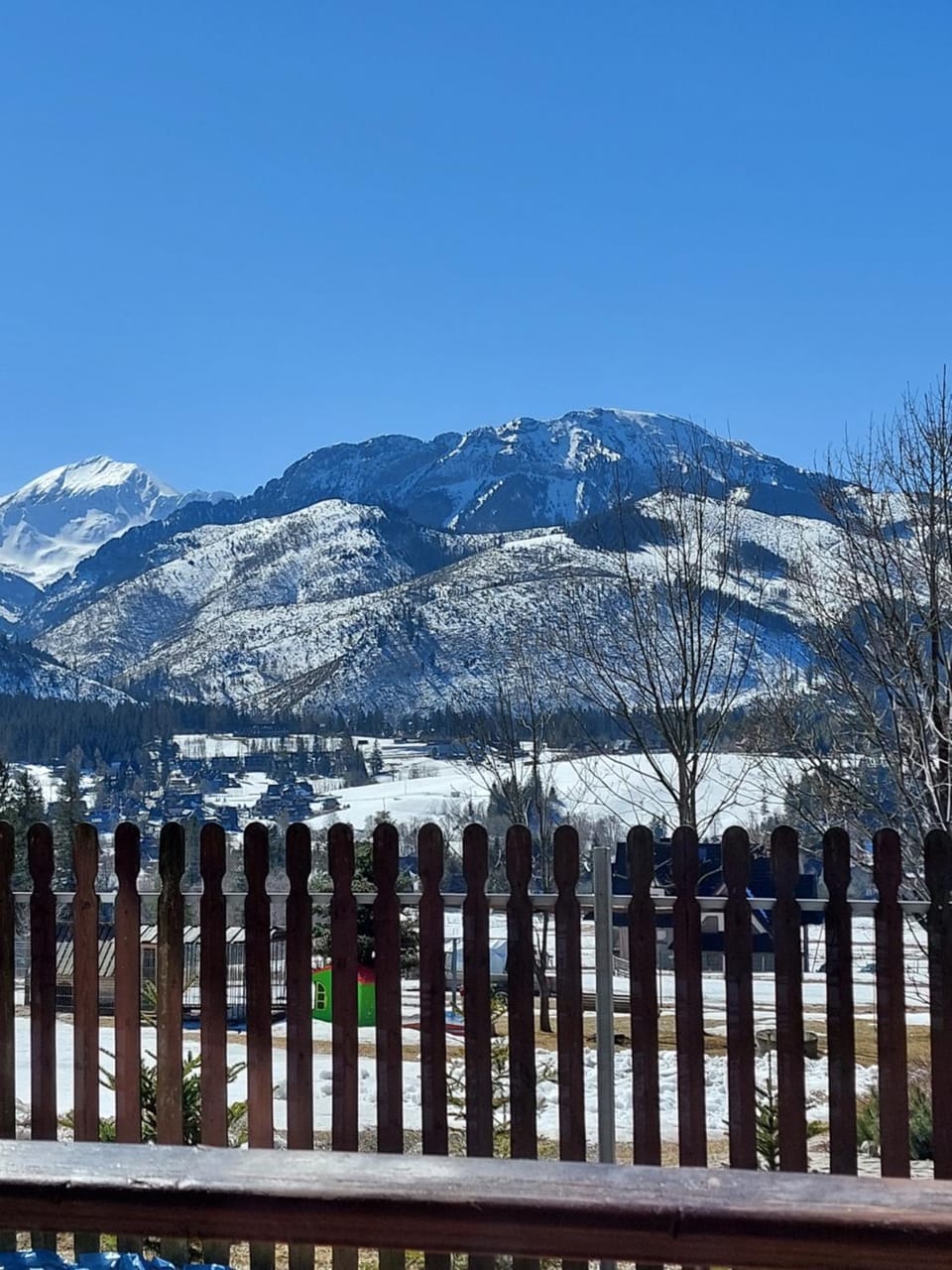 Day, Natural landscape, Winter, Mountain view