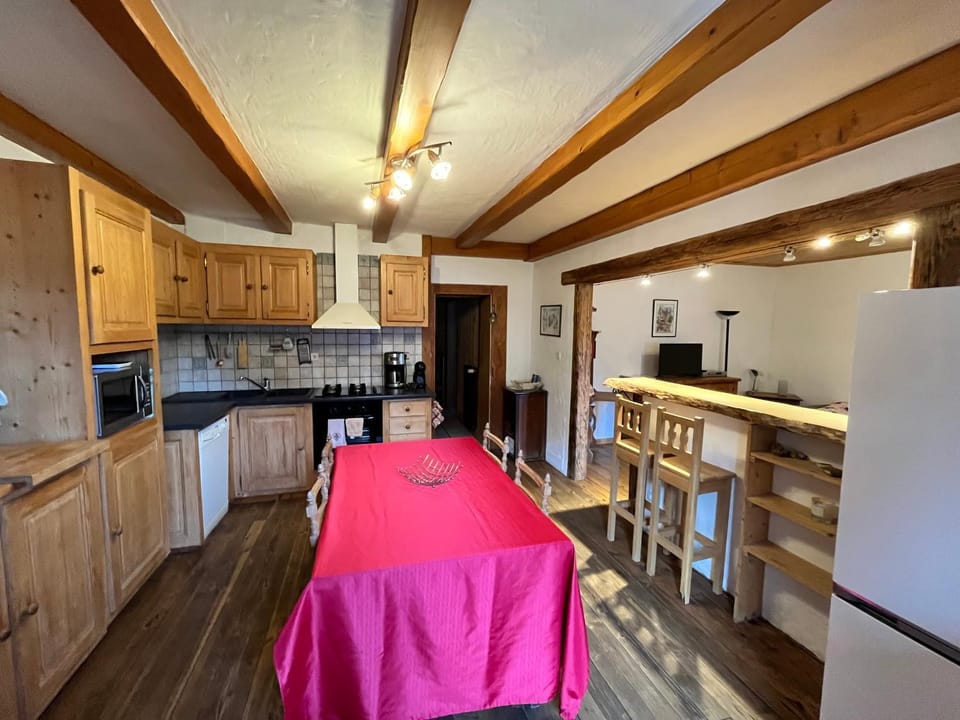 Appartement spacieux proche des télécabines et du centre ville avec jardin privé Cabin in Saint-Gervais-Bains
