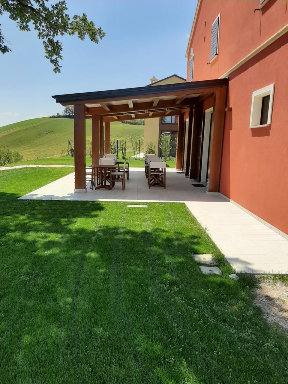 Patio, Facade/entrance, Summer, Garden, Balcony/Terrace, Garden view