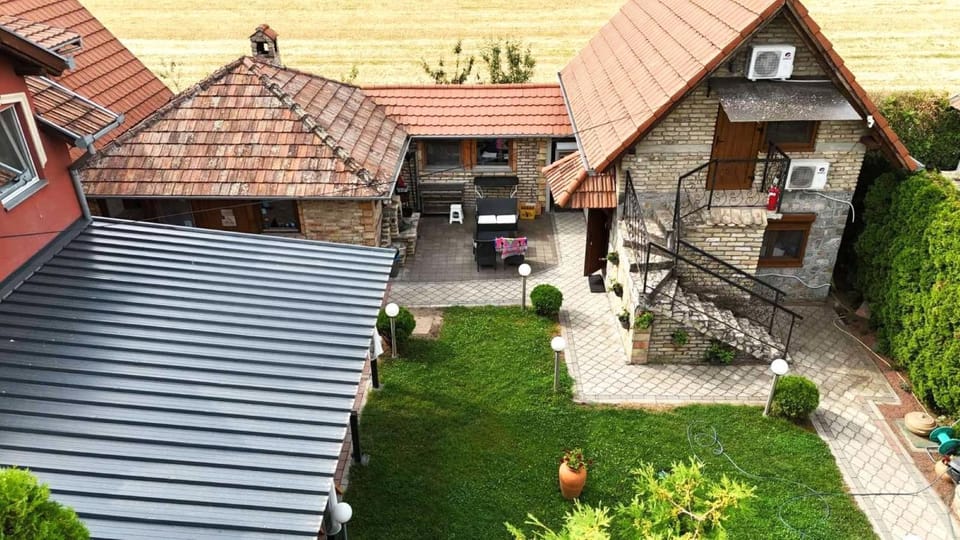 Property building, Garden view