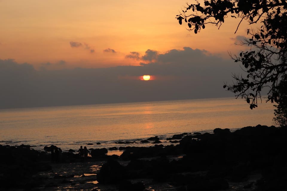 Nearby landmark, Sunset