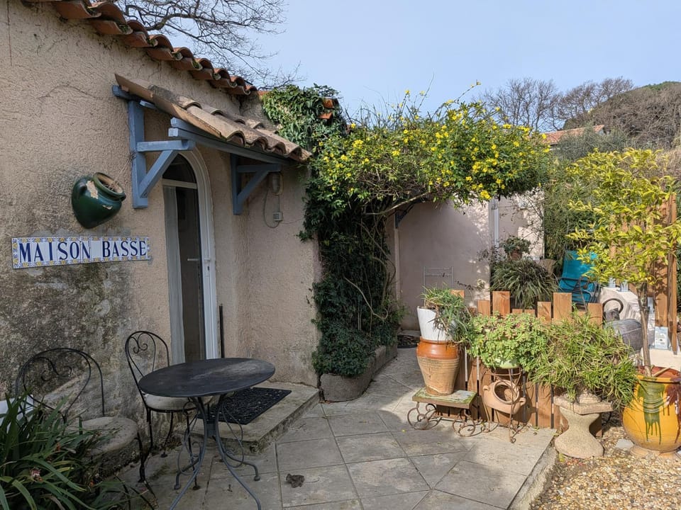 Patio, Facade/entrance, Spring