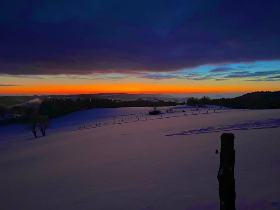 Natural landscape, Sunset