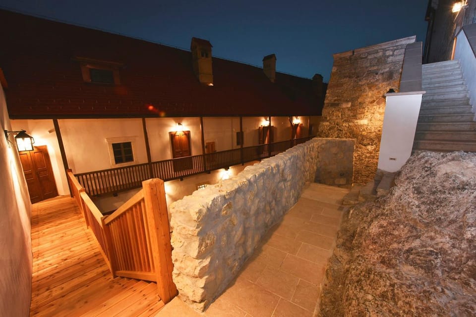 Property building, Night, Balcony/Terrace