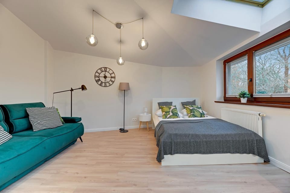 Bed, Living room, Photo of the whole room, Seating area, Bedroom