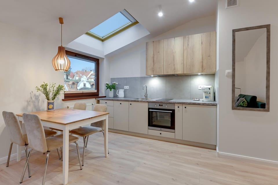 Kitchen or kitchenette, Dining area, dishwasher, oven, stove