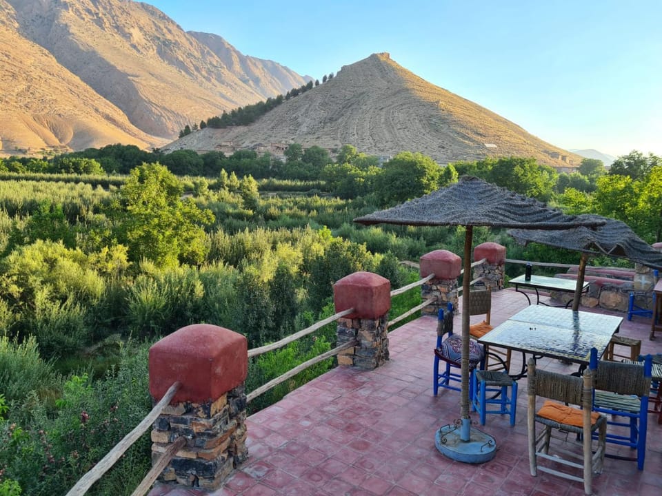 Patio, Natural landscape, Garden, Garden view, Mountain view