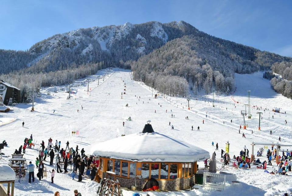 Winter, Skiing