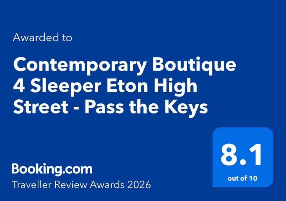 Contemporary Boutique 4 Sleeper Eton High Street - Pass the Keys Apartment in Windsor