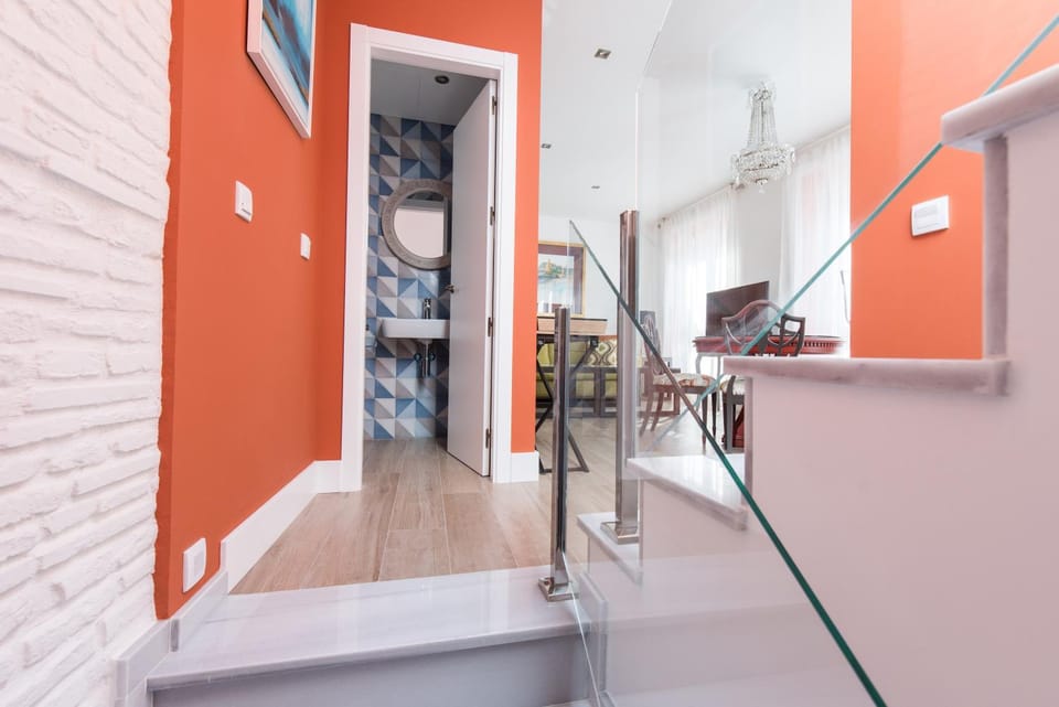 Bathroom, Living room