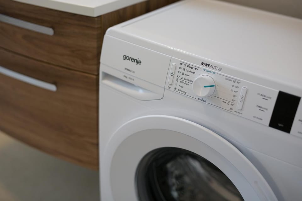 Decorative detail, washing machine