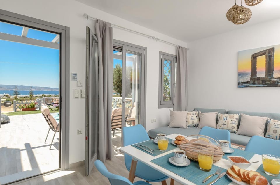 Living room, Seating area, Sea view