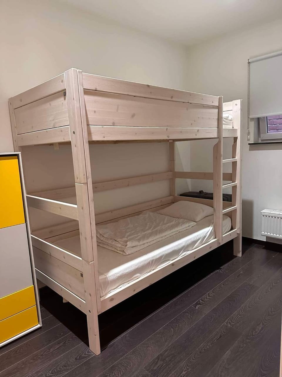 Photo of the whole room, bunk bed