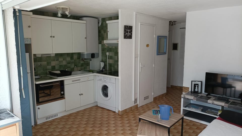 Kitchen or kitchenette, minibar, pet friendly, stove, washing machine