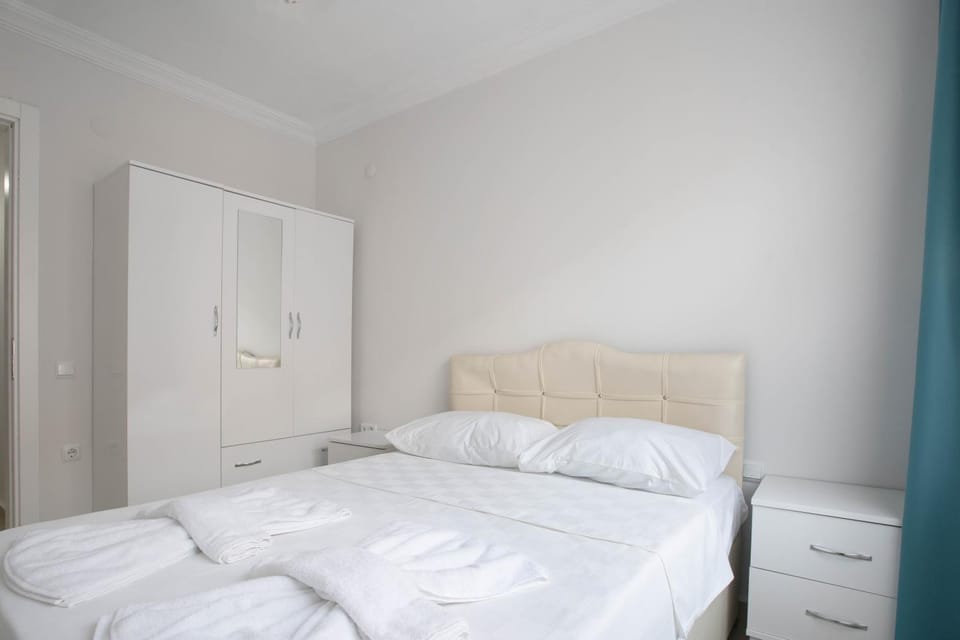 Bedroom, safe, towels, wardrobe, air conditioner