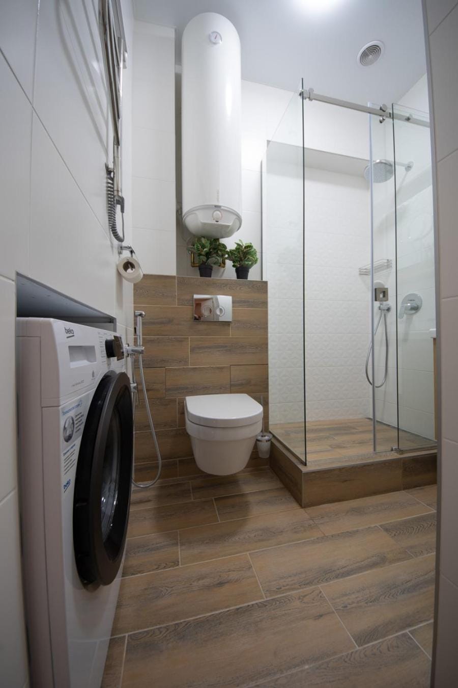 Shower, Toilet, washing machine