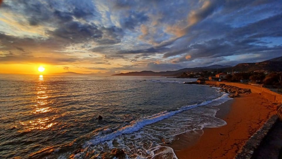 Nearby landmark, Beach, Sunset