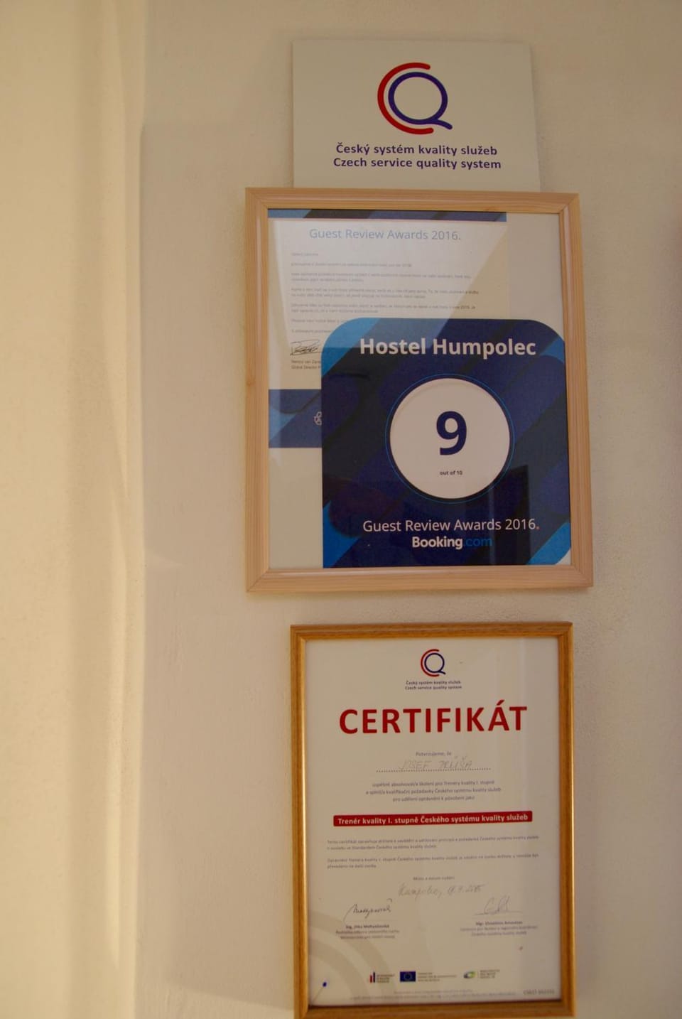 Certificate/Award