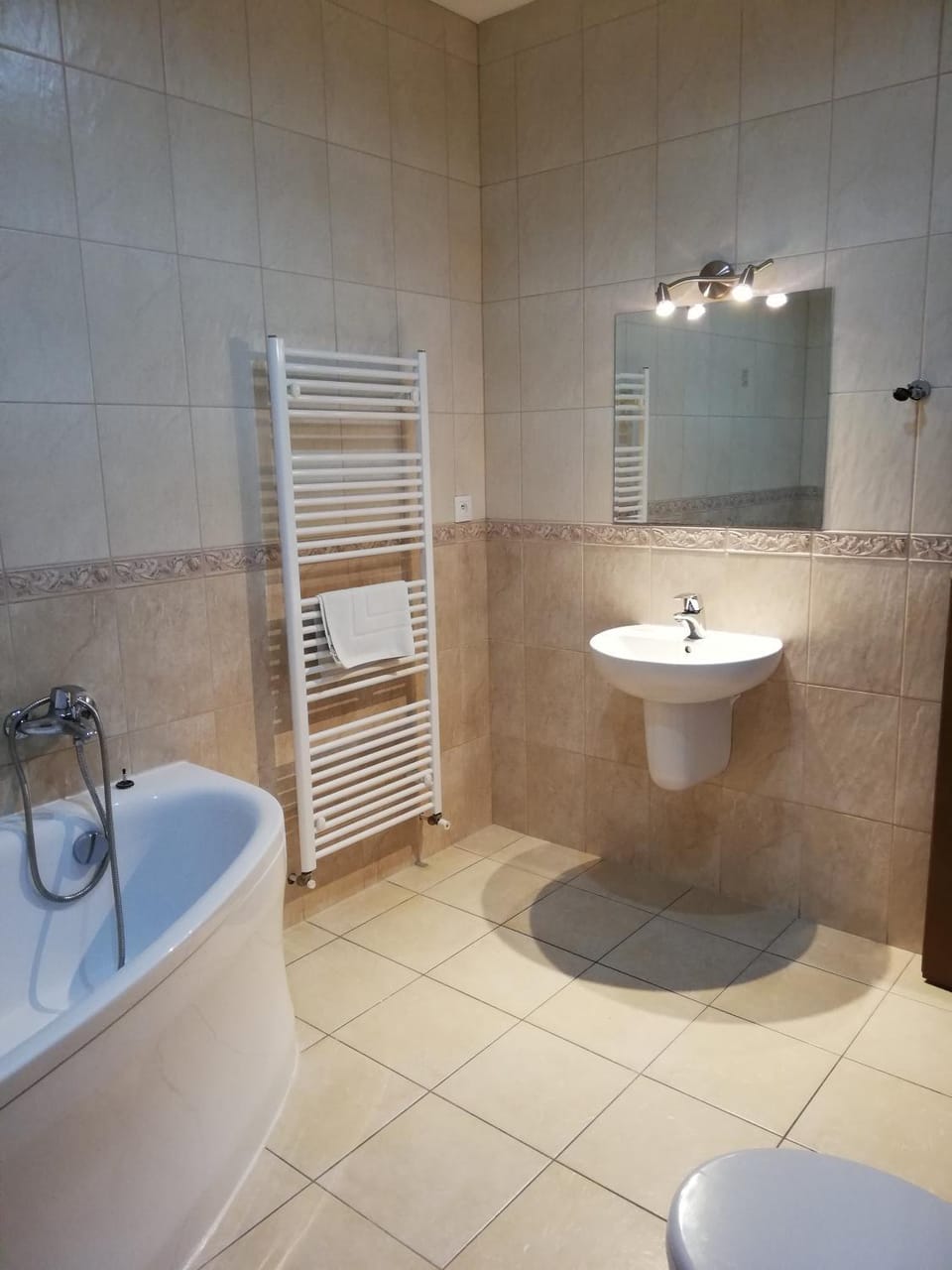 Toilet, Bathroom, Bath, towels