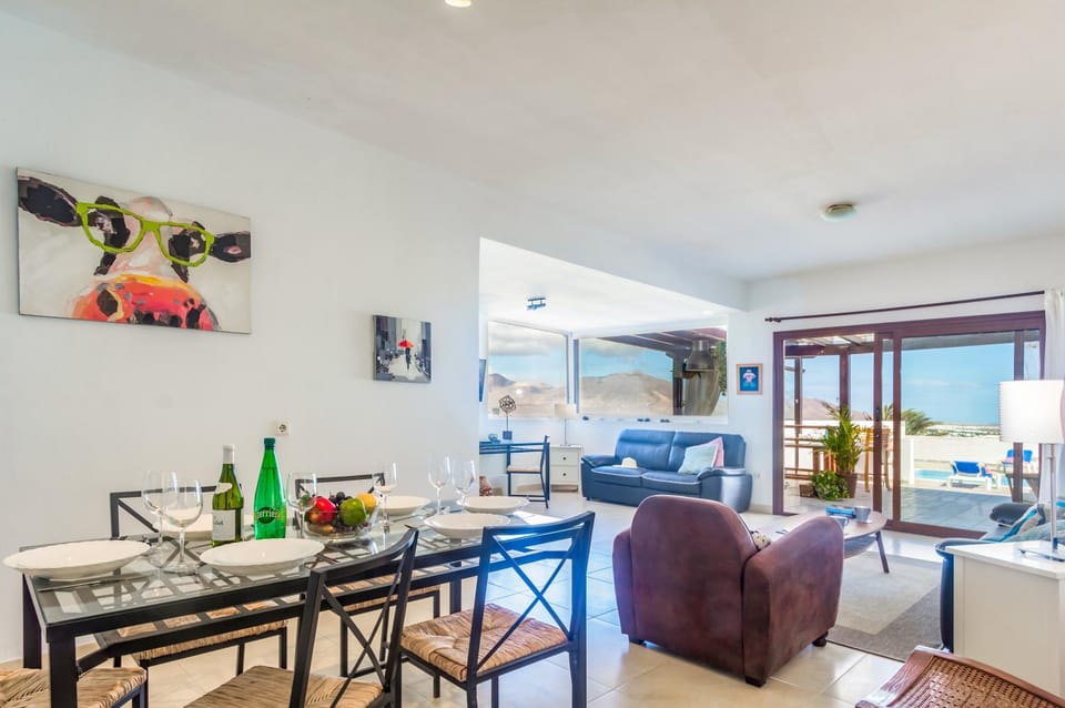 Property building, Living room, Dining area