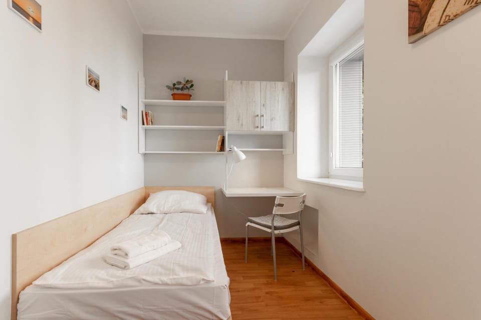 Bed, Photo of the whole room, Bedroom, towels, wardrobe