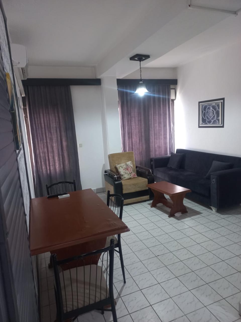 Living room, Seating area, Dining area