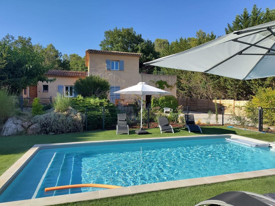 Property building, Garden, Pool view, Swimming pool