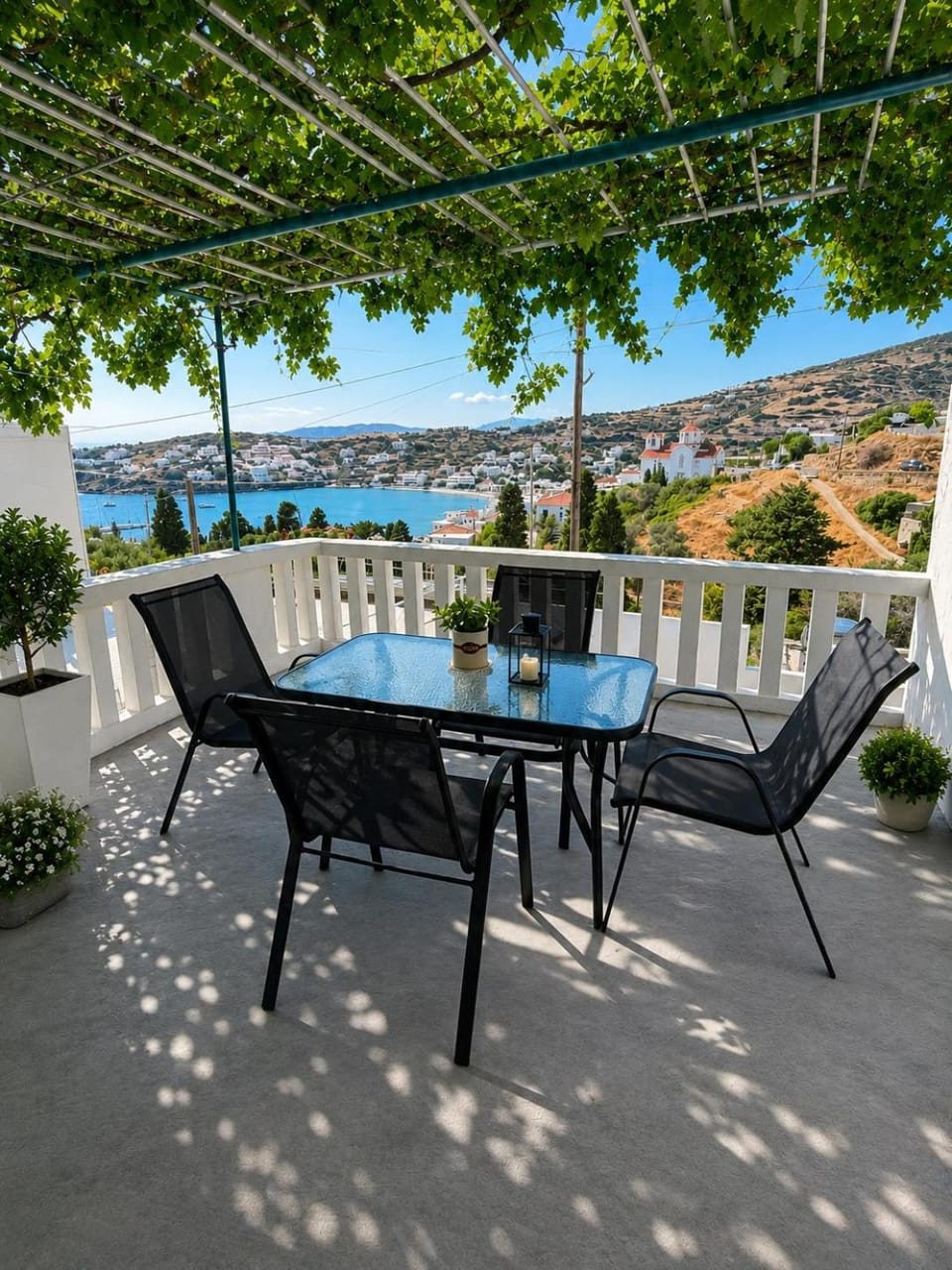 Natural landscape, View (from property/room), Balcony/Terrace, Seating area, Sea view