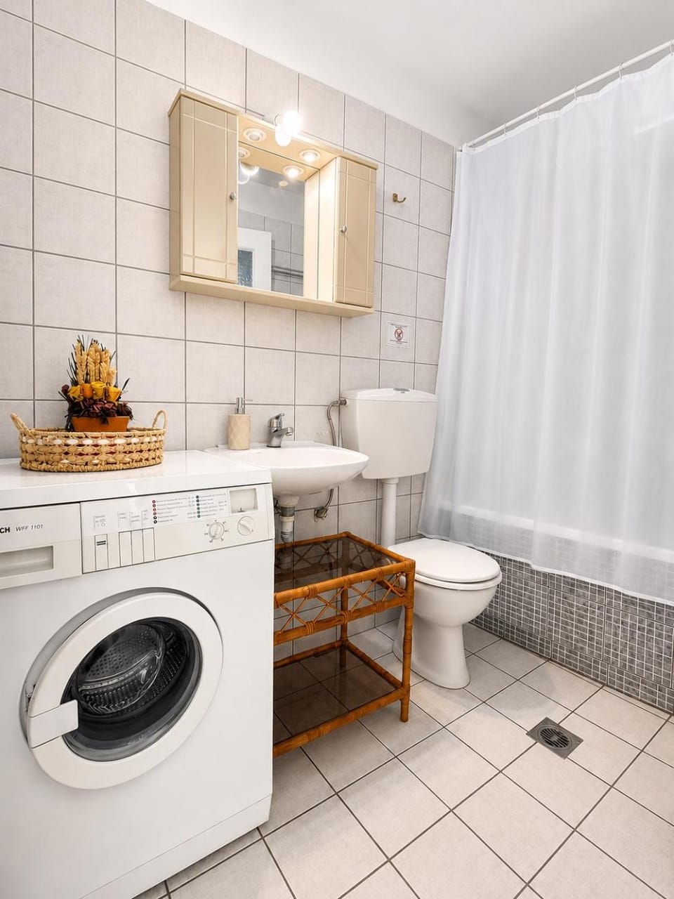 Toilet, Bathroom, washing machine