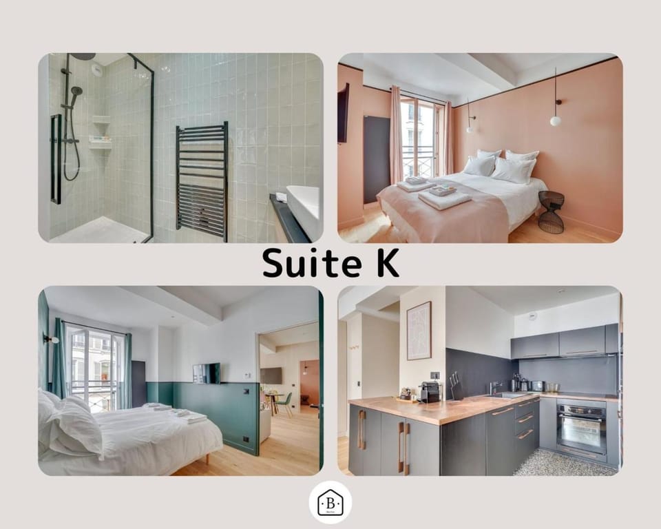 Shower, Bed, Bathroom, Kitchen or kitchenette, Bedroom, towels