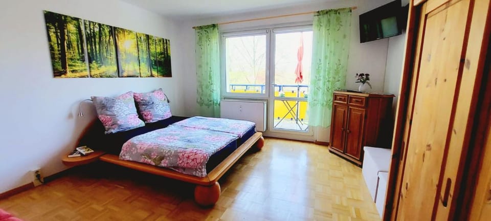 Bed, TV and multimedia, Living room, wardrobe