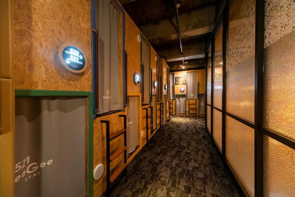 eeGee STAY Kamata Capsule hotel in Yokohama