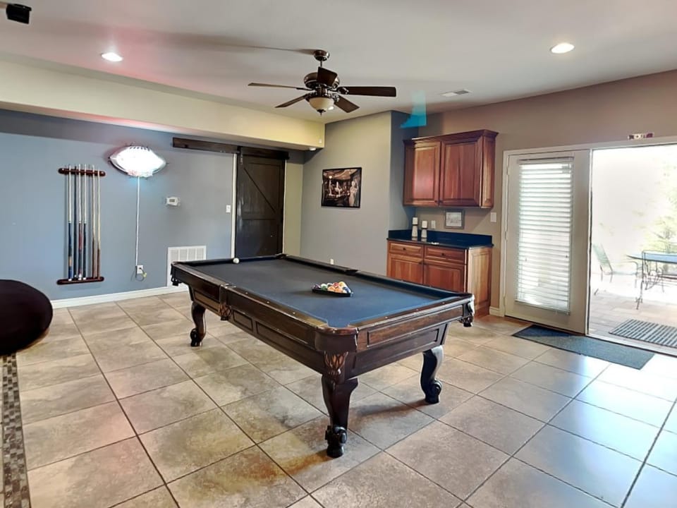 Patio, Billiard, Game Room, Kitchen or kitchenette, furniture