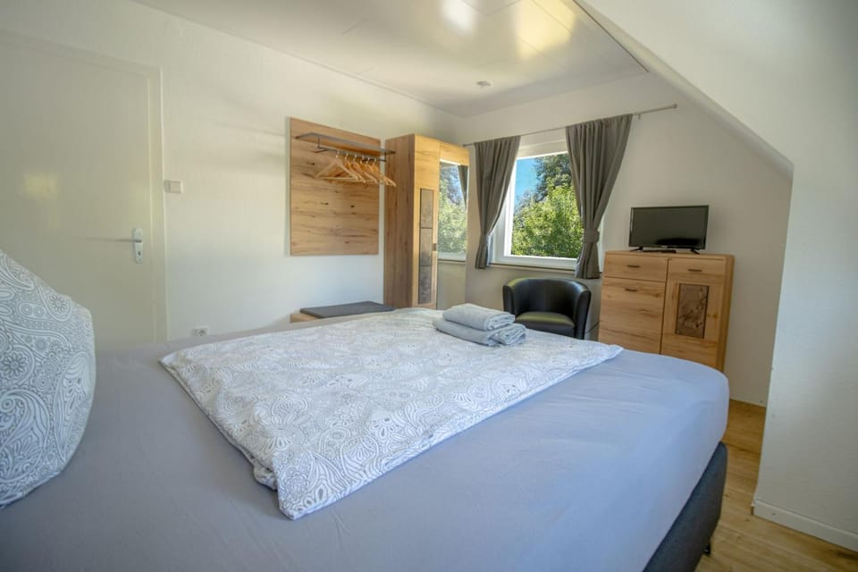 Property building, Living room, Bedroom