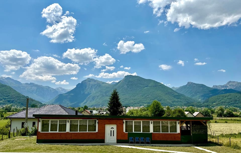 Property building, Spring, Day, Natural landscape, Mountain view