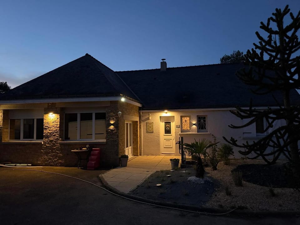 Property building, Night, View (from property/room), Swimming pool